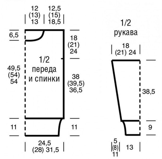 ГОЛУБОЙ АЖУРНЫЙ ДЖЕМПЕР