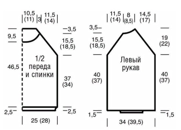 ЧЕРЕДОВАНИЕ ПОЛОС В АЖУРНОМ ДЖЕМПЕРЕ